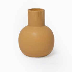 Vase Alma jaune diam. 10 H.13 cm