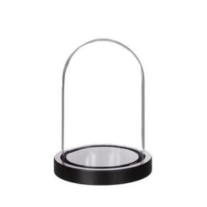 Globe en verre support bois LILO