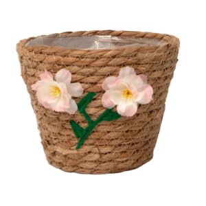 CP panier Passiflore fleur blanche